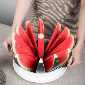 ANJUKE Trancheuse de pastèque en acier inoxydable durable Cutter Server Corer <span class=keywords><strong>Gadgets</strong></span> de cuisine - Product Image 5