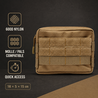 Pochette tactique, pochette administrative, pochette EDC, pochette utilitaire, accessoire pour équipement, sac de ceinture, sac de taille pour le camping en plein air, plusieurs compartiments