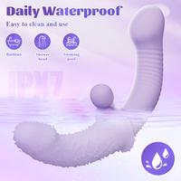 Vibromasseur double extrémité en silicone TMM, double moteur, 10 vitesses, pour couple lesbien, LGBT, stimulation du point G, jouet sexuel pour adultes