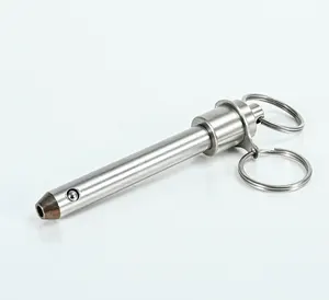 Sangong Button Head Stainless Quick release pin with Double Pull Ring