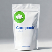 Vente en gros de poudre de médecine thermoscellée sacs d'emballage de pilules de capsules en plastique mylar avec fermeture à glissière refermée