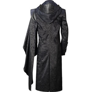 Manteau Trench Coat en cuir pour <span class=keywords><strong>homme</strong></span>, costume gothique, de Pirate, médiéval, Steampunk, costume pour Cosplay, Costumes rétro, Cape - Product Image 4