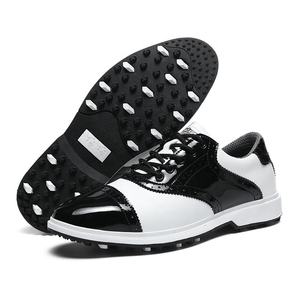 Nouveaux styles 2025 Chaussures de <span class=keywords><strong>golf</strong></span> de créateur pour femmes et hommes, chaussures de sport professionnelles à bout pointu en cuir véritable, bottes Oxford classiques, hiver été - Product Image 4