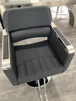 Fauteuil de Barbier Professionnel SULIN en Cuir PU Ergonomique au Design Moderne, Rotation à 360 Degrés, Pompe Hydraulique, Hauteur Réglable