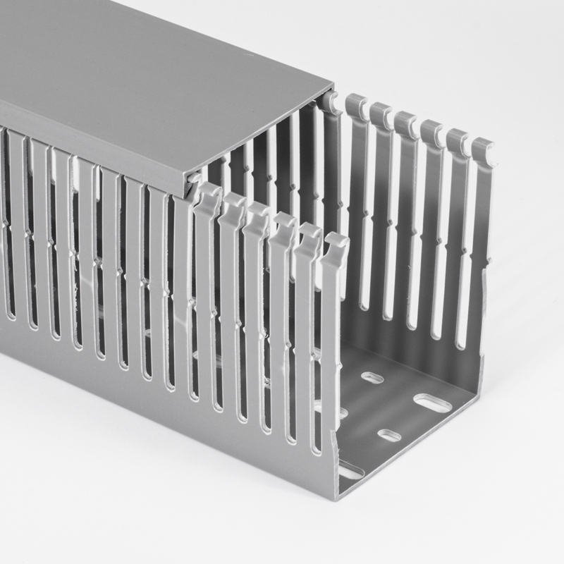 Wire and cable trunking PVC open