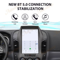 12.1 pouces Android 13 pour Ford Ranger 2011-2016 autoradio GPS Navigation tête unité GPS lecteur multimédia Audio stéréo
