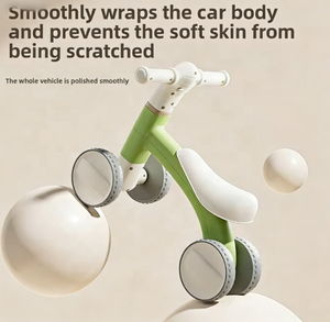 Vélo d'équilibre pour enfants MAIBEIQI, 1-3 ans, siège en plastique, <span class=keywords><strong>sans</strong></span> pédale, scooter à quatre roues, modèle 007, pour bébé apprenant à marcher - Product Image 3