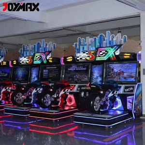 Máquina de Juego Arcade Super Dynamic Moto 5DX para 2 Jugadores, Operada con Monedas, con Construcción Metálica, Soporte en Inglés, para Adultos y Niños - Product Image 4