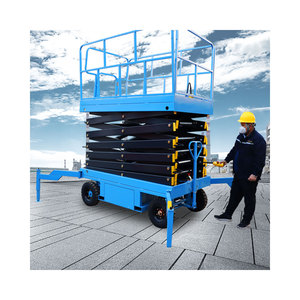 Petits élévateurs à ciseaux Plate-forme de travail aérienne Élévateur à ciseaux électrique hydraulique mobile - Product Image 5