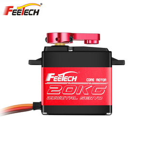 เซอร์โวมอเตอร์ดิจิตอล FEETECH FT5320M 20 กก. 180 องศา ° , เกียร์โลหะสำหรับรถ RC ครอว์เลอร์และเครื่องบินรุ่น K129 - Product Image 1