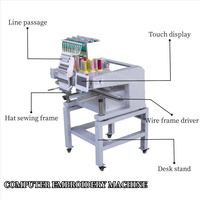 Machine à broder par ordinateur 15 couleurs Machine à broder professionnelle industrielle pour T-shirt à casquette