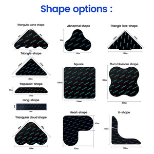 Autocollants antidérapants ultra-résistants en PU double face découpés pour <span class=keywords><strong>tapis</strong></span> et sols en carrelage – Gardez vos <span class=keywords><strong>tapis</strong></span> bien en place - Product Image 4
