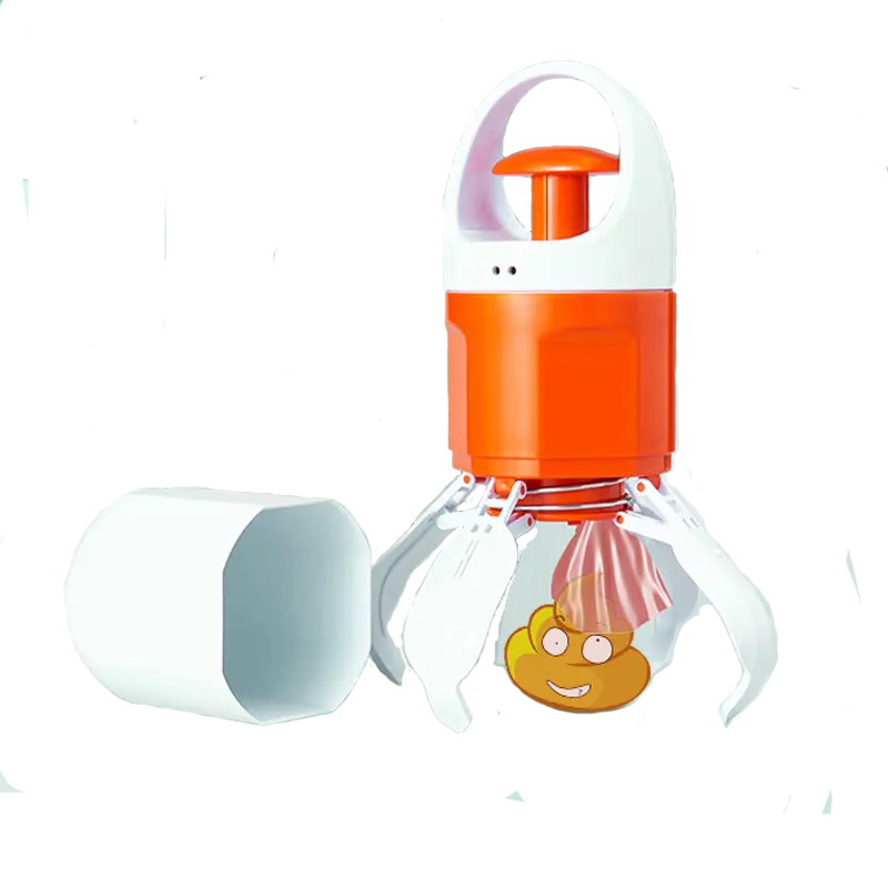 2024 thiết kế mới bạch tuộc Claw hình dạng con chó poop scooper poop pickup với Dispenser Pet ngoài trời công cụ làm sạch Pet poop scooper