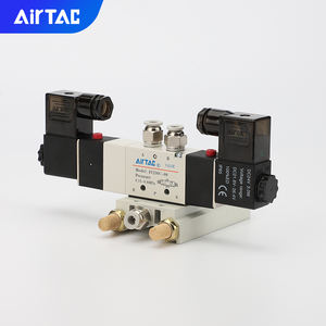 Пневматический клапан управления воздухом AirTAC серии 4V100, двухэлектромагнитный, 1/8'', 5/<span class=keywords><strong>3</strong></span>-ходовой, с закрытым центром, 4V130C-06 - Product Image 5