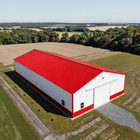 Almacén de Estructura de Acero, Precio de Fábrica, Resistente al Viento, Construcción Rápida