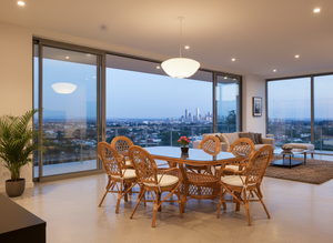 Juego de Comedor de Ratán JAVA en Oferta con Diseño Asiático Tradicional, Mesa Larga y Cómoda para el Hogar, Villas y Hoteles, Indonesia - Product Image 4