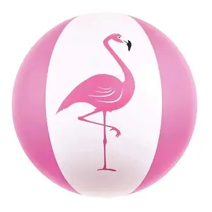 Flamingo Bola Pantai Tiup Bola Pantai Confetti Bola Pesta Kolam Renang Pink Pantai Mainan Bermain Air untuk Dewasa Laki-laki Perempuan