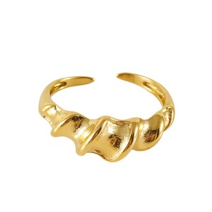 Zogxin Twist Ring Gold Adjustable Geometric Shape Women's Jewelry - Product Image 5