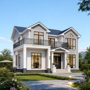 Villa en acier léger résistante aux chocs, structure en acier, nouveau look classique chinois pour la revitalisation rurale, ferme et <span class=keywords><strong>maison</strong></span> familiale - Product Image 5