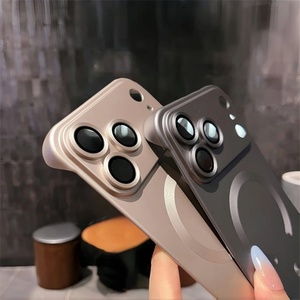 Funda Magnética de Lujo sin Marco con Revestimiento para iPhone 17 Pro Max, Película Protectora de Lente Air, Cubierta Ultrafina de PC para iPhone 13 14 12 15 16 Pro Max - Product Image 5