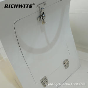 Crochets de porte en acier inoxydable 316 RICHWITS, petits crochets, accessoires de quincaillerie marine pour bateaux, état neuf avec tuyau en plastique - Product Image 4