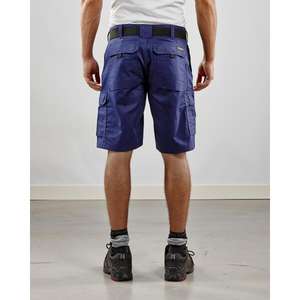 BLAKLADER - 144718008900C62 Shorts <b>Navy</b> blue - EAN 7330509345405 <b>WORK</b> <b>TROUSERS</b> <b>WORK</b> SHORTS - Product Image 3