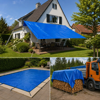 Bâche PE bleu clair de qualité supérieure pour piscine et bâches et toiles en plastique – Vente chaude