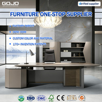 Bureau de direction en L GOJO 2026 – Vente directe usine – Table de bureau pour PDG, directeur, mobilier commercial