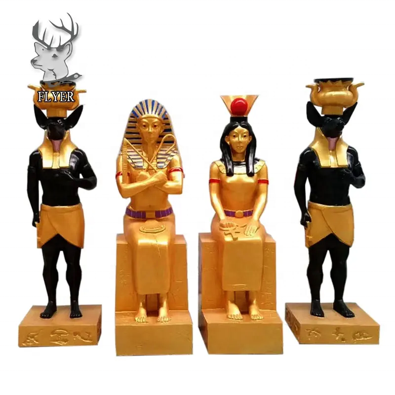 Wholesale Resin Anubis Statue - Life Size Egyptian Sculpture for