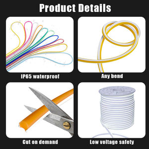 Nouvelle génération 6mm 12V Silicone Flex LED Neon Tube Cover Flexible Strip <span class=keywords><strong>Lights</strong></span> pour la décoration intérieure - Product Image 4