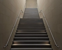 Aleader Système de main courante en acier inoxydable pour escaliers Support de main courante et fixation