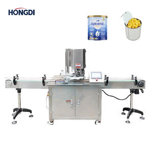 Machine de sertissage de boîtes semi-automatique électrique pour l'emballage de boissons et d'aliments en baril en aluminium - Product Image 2