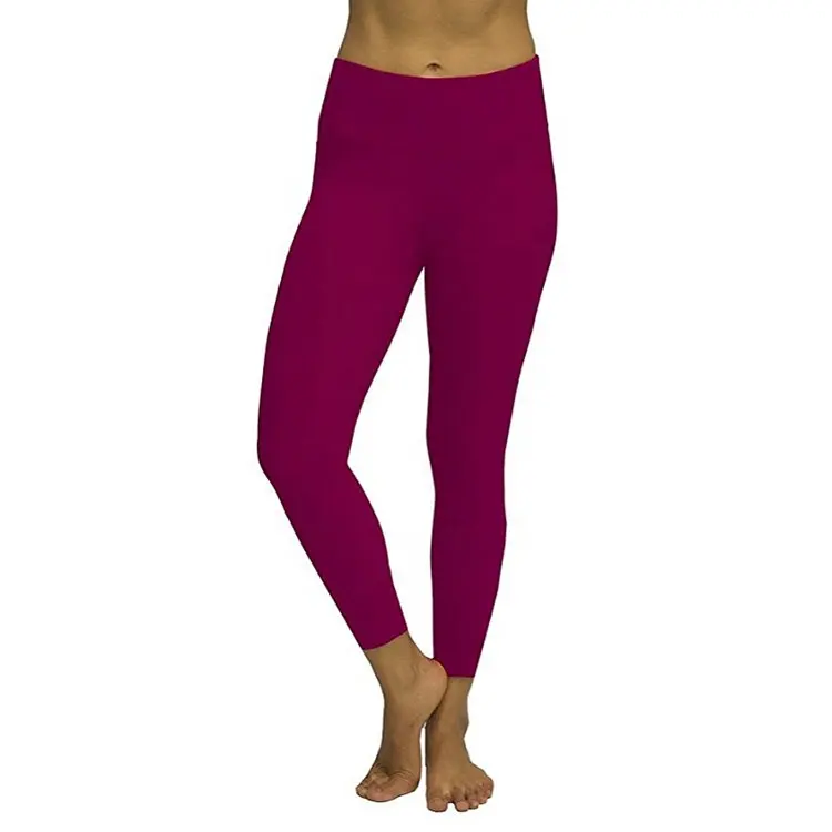 Venta al por mayor de las mujeres de Yoga Leggings Ropa deportiva de cintura alta Pantalones de yoga Gimnasio Fitness Wear Scrunch Butt Leggings para las mujeres