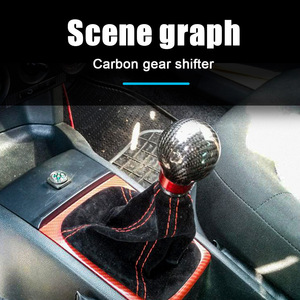 RASTP Carbon Fiber Gear <b>Knob</b> SFN065 Lightweight Shift Lever For Car Interior Modification - Product Image 1