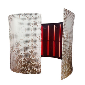 I romani progettano una mostra di firehow portatile personalizzata con sfondo 360 cabina fotografica involucro della cabina fotografica con luci a Led - Product Image 1