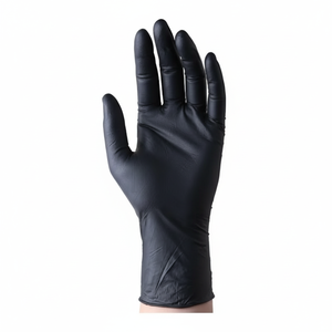 Gants d'examen médical jetables sans poudre plaque d'usine lave-vaisselle en plastique Nitrile matériel pratique pour les examens - Product Image 1