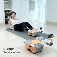 Rouleau abdominal à rebond automatique de style nouveau pour adultes, pour le renforcement musculaire et les exercices de fitness à domicile