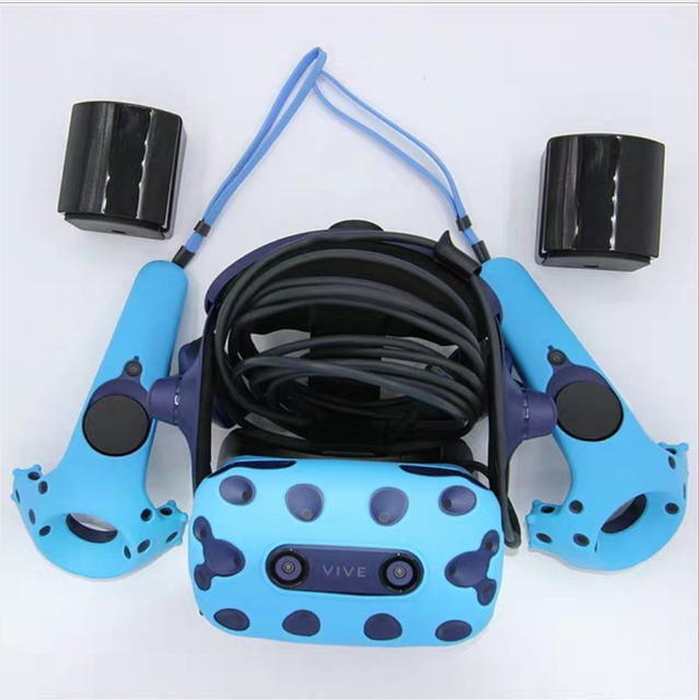 3 in 1 Combo Set Eco-Friendly Shockproof Dust-proof Silicone Case Cover Skin for HTC Vive Pro