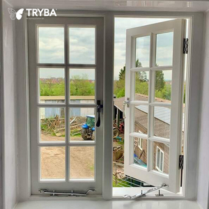 Mejor precio Ventanas personalizadas con diseño de parrilla ventana francesa abatible de estilo moderno de vidrio - Product Image 1