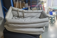 Lit pour chien de grande taille, style canapé, pour siège arrière, amovible, lavable, respirant, imperméable, chaud, pour véhicule