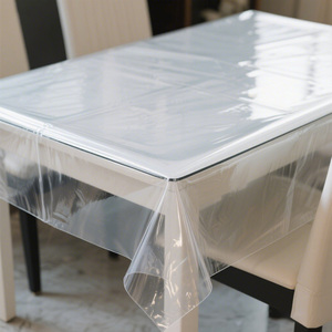 Strato a prova di umidità sigillabile a calore morbido Super trasparente in PVC per la produzione di tovaglie impermeabili - Product Image 1