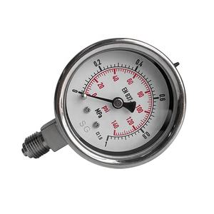 स्थिर प्रदर्शन इनलाइन ईंधन हाइड्रोलिक 1000 बार 2.5 इंच स्टेनलेस स्टील दबाव नापने का यंत्र - Product Image 3