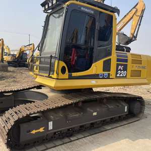 Gebruikt Japanse <span class=keywords><strong>Komatsu</strong></span> <span class=keywords><strong>PC220</strong></span>-<span class=keywords><strong>7</strong></span> graafmachine, 22 ton, mini, te koop. Gemaakt in Japan, rubberbanden. - Product Image 3