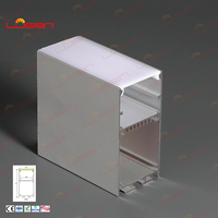 Diffuseur en aluminium de lumière de la Manche en aluminium LED pour l'armoire de lumières de bande de LED Profils en aluminium menés par surface LS-276