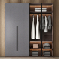 Armoire en contreplaqué de mélamine avec Table de maquillage pour Dressing