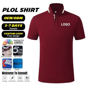Camisas Polo de Algodón de Marca de Lujo para Hombre y Mujer, Antiarrugas, Ropa de Trabajo, Venta al Por Mayor, Camisas Polo Personalizadas - Product Image 2