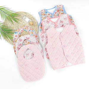 Nuovo arrivo con fiocco rosa set di abbigliamento abbinato per bambine e bambine vestiti trapuntati da bambina adorabili cappotti trapuntanti in cotone personalizzati - Product Image 6