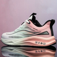 Nouvelles baskets de course athlétiques légères personnalisées chaussures de sport respirantes à lacets pour hommes