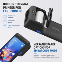 Terminal POS PDA Genggam YUANAIDC 5.5 Inci 4G Android 14 untuk Logistik Gudang, Baterai 5050mAh, WiFi, Bluetooth, USB
