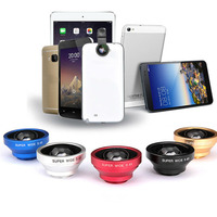 Kit d'objectifs 3-en-1 grand angle, macro et fisheye étanche avec clip 0.67x pour iPhone et téléphones mobiles Samsung
